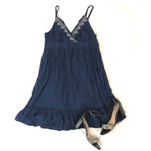 Embroidered Spaghetti Dress Size 10
